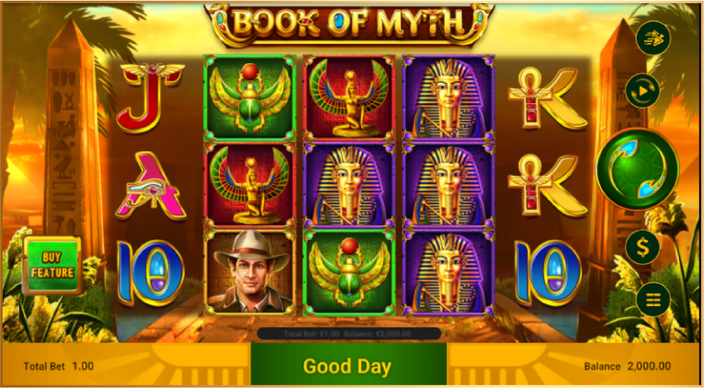 วิธีการเล่น Book of Myth Slot